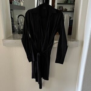 Monrow Black Long Sleeve Dress